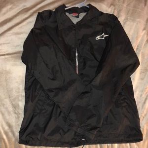 Black Windbreaker Jacket